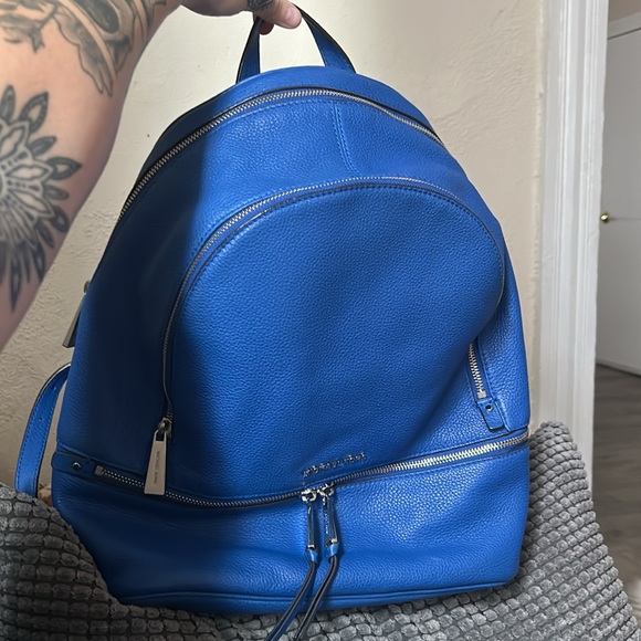 Michael Kors Large Rhea Backpack, gently used - Picture 10 of 13